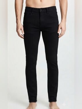 Rollas Stinger Black Skinny Fit Jeans 30W x 32L